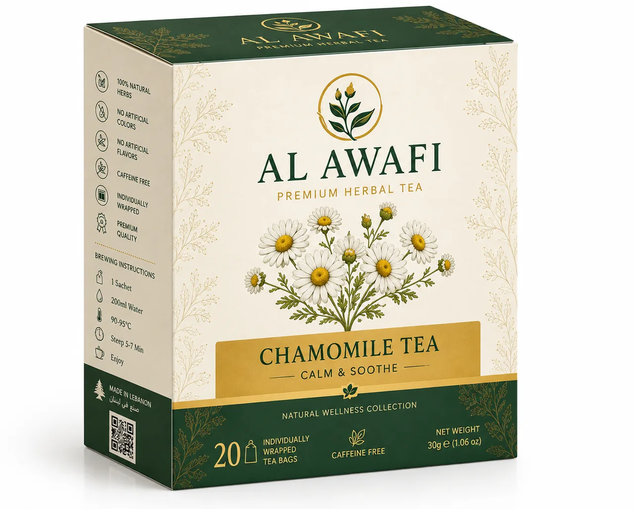 AL AWAFI Chamomile Tea box